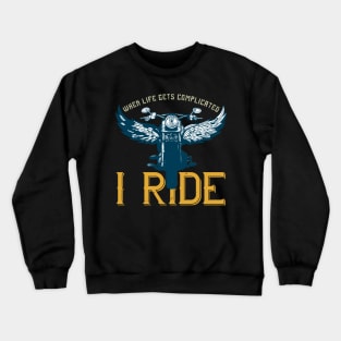 Bikes in ride Crewneck Sweatshirt